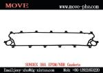 Supply EPDM Plate&Gasket Sondex S58 Replacement Plate Heat Exchanger Spare Parts