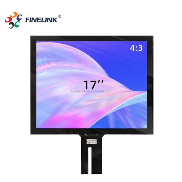 Buy cheap 17 Inch Industrial Open Frame Touchscreen Monitor Glass+Glass Structure OEM from wholesalers