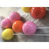 Buy cheap Bespoke Design Orange Fiberglass Lollipop Highly Attractive For Shop Decoration from wholesalers