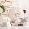 Buy cheap European Style Gray Dinnerware Sets With Luxury Porcelain And Scenic Pattern Ceramic from wholesalers