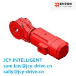5.5KW Helical Bevel Drive Gear Motor 3HP M1A Hollow Shaft 40mm