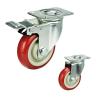 Buy cheap Wholesales 100mm PVC Medium Duty Casters from wholesalers