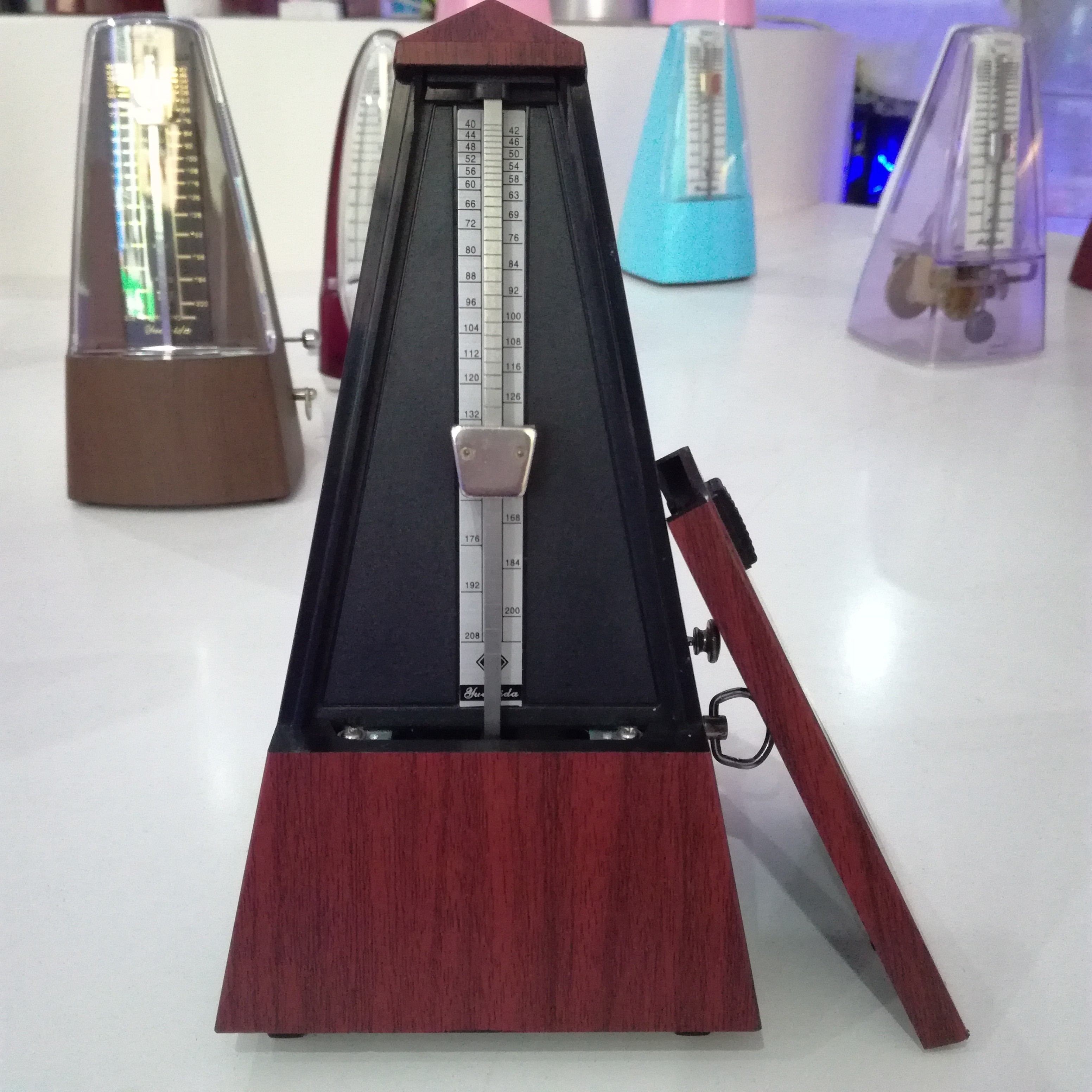 Wholesale cheap Interesting Percussion Instruments Wooden Music metronome wooden percussion instrument at Low Prices