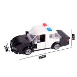 MOC City Police Department Street View Mini Figures Car Thief Puzzle Assembled