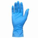 AntiImpact Blue M 7g Disposable Nitrile Gloves Polycotton Knitted Non Medical