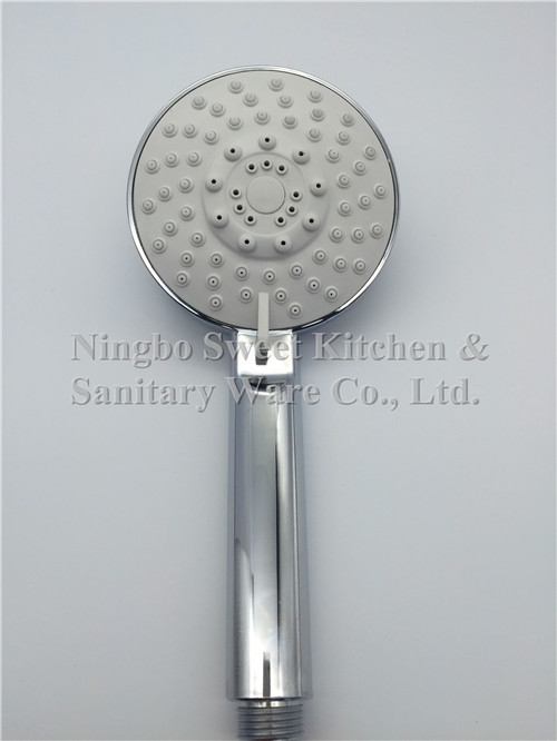 hot sale ABS material chrome plating shower head hand shower rain shower sanitary ware accessories