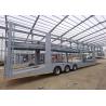 Buy cheap 3 Axle Car Carrier Vehicle Transportation Lowbed Semi Trailer with Air Suspension System from wholesalers