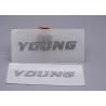 Buy cheap Clothing Molded Printed Silicone Heat Transfer Labels Custom 1x6.5cm from wholesalers