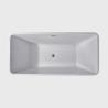 Buy cheap Floor Mounted Seamless Black Corner Bathtub 60 X 30 Whirlpool Tub ODM from wholesalers