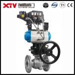 SS304 SS316 Wcb Forged Steel Xtv Flange Ball Valve with Mounted Pad Nominal
