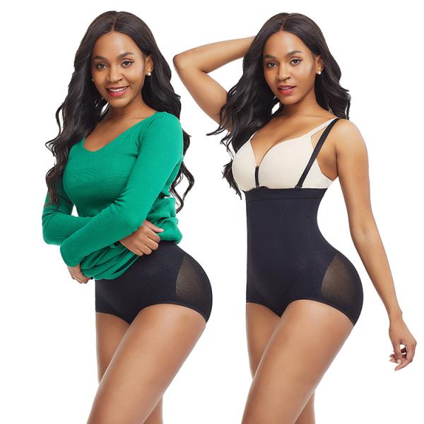 Adjustable Strap Sheer Mesh Seamless Panty for Women's Firm Foundations Butt Lifter