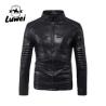 Buy cheap Oem Custom Logo Oversize Waterproof Blouson Utility Motorcycle Coat Pu Leather Stand Collar Men Jackets from wholesalers