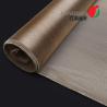 Buy cheap Caramelized Heat Treated Fiberglass Fabric Smoke Free 0.8mm Thickness from wholesalers