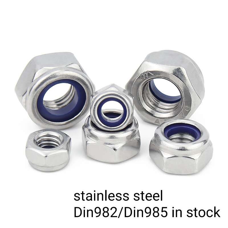 ANSI Approved Nylon Acorn Nuts , Spheroidizing Flange Cap Nut