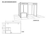 3x2M Exhibition System Stand, China 3*2 Trade Show System Banner Stand Booth