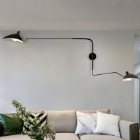 Buy cheap Nordic DaWn Spider Serge Mouille Wall Lights Rotary Long Pole Swing Arm Wall product