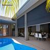 Buy cheap Motorized Retractable Window Awnings Outdoor Sunscreen Roller Blinds Fabric UV Protection from wholesalers