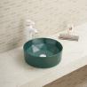 Buy cheap Round Bathroom Black Sink Bowls Simple Installation Vessel Wash Basin from wholesalers