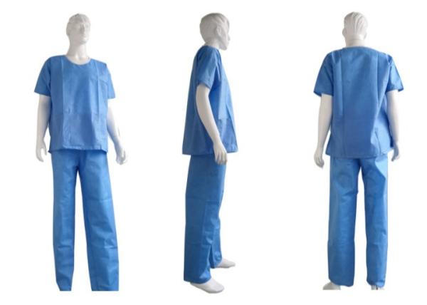Buy cheap SMS Medical Hospital Patient Gown ISO13485 Certificate from wholesalers