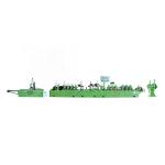 Automatic 0.4-2.5mm SS Round Pipe Making Machine Metal Tube Mill 4.8T
