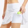 Buy cheap Nylon Womens Golf Clothes Tennis Sports Skort Skirts Pink Printing from wholesalers