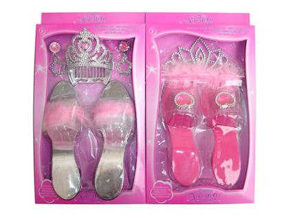 Buy cheap Beautiful toy set for little girls Hot sell princess set with shoes,crown,earring from wholesalers
