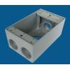 Buy cheap Aluminum Waterproof Electrical Box Weatherproof Receptacle Box Grey Color from wholesalers