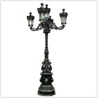 Buy cheap Decorative Victorian Style Garden Lamp Post Antique 3m-15m Height product