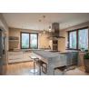Buy cheap Stain Resist Quartz Stone Top Grey Quartz Kitchen Worktops Eco Friendly from wholesalers