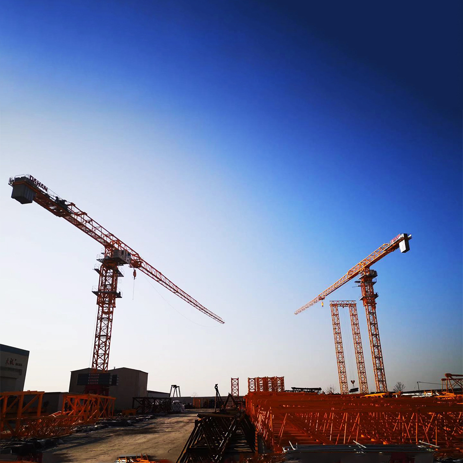 Tower Crane 40 Ton Capacity Zoomlion's Latest Telescopic Luffing jib Design For 2020