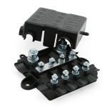Power Distribution Busbar 4 Ways MIDI Way MEGA Holder Fuse Box For Car