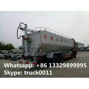 Buy cheap hot sale dongfeng brand 20tons electronic system discharging bulk feed truck, CLW brand 270hp 40m3 poultry feed truck from wholesalers