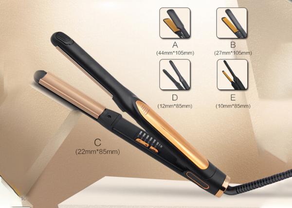 Buy cheap AC240V Tourmaline Plate Travel Size Hair Straightener 2 In 1 Mini ceramic flat iron from wholesalers