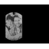 Buy cheap 0.11oz 1.12in Custom Picture Pendant Necklace OEM Engraved Portrait Necklaces from wholesalers