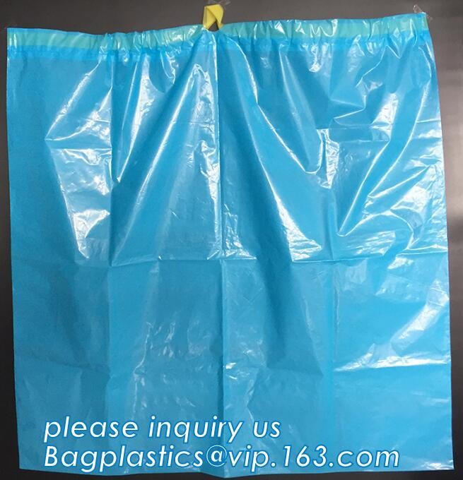 Large Drawstring Biohazardous Waste Bags, Nice printing red incinerate waste bag, Biohazard Bags Medical Waste Bags with