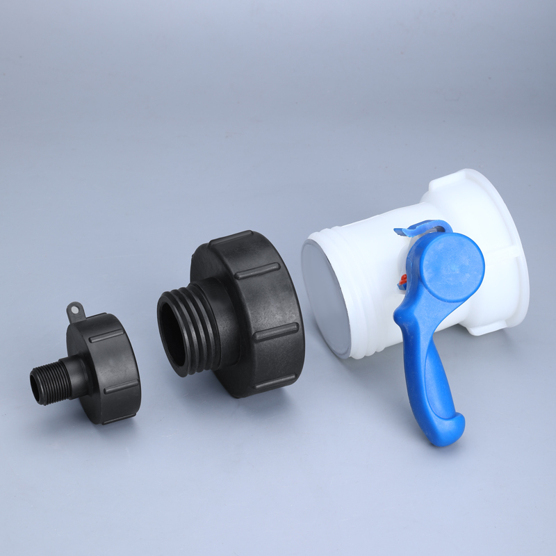 Hexagon Head Code IBC Tank Adapter for UMETASS 100MM To S60*6 Male Thread Valve Faucet