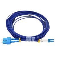 Buy cheap SC-LC 9m Armored Fiber Optic Cable Duplex Core Armoured Lan Cable product