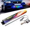 Buy cheap Universal ABS Car Interior LED Lights Waterproof 56CM Car Flash Strobe Light Knight Rider Scanner Light from wholesalers