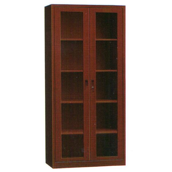 Buy cheap Glass Swing Door Metal Filing Cabinet Wooden Grain Thermal Transferred from wholesalers
