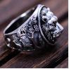 Buy cheap Sterling Silver Lion Men Thailand Vintage Silver Ring (R6030805) from wholesalers