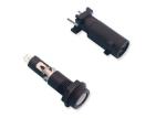 Bayonet Cap 5x20mm Fuse Holder Panel Mount PBT Terminal Brass Nickel Plated