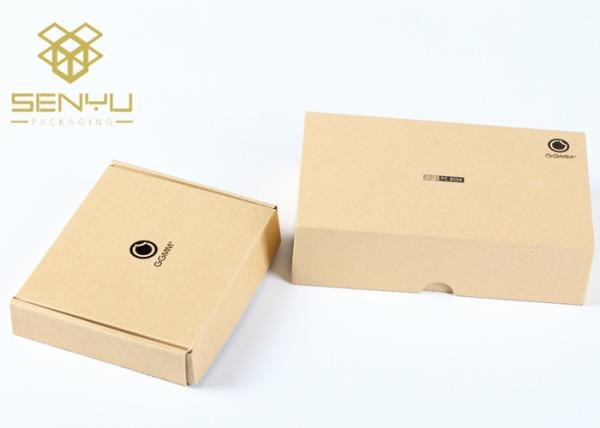 Buy cheap Brown Corrugated Shipping Box / Standard Collapsible Kraft Corrugated Mailers from wholesalers