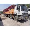 Buy cheap 62m Concrete Boom Pump Red Mercedes Benz Used Concrete Pump Truck with Spare Parts from wholesalers