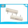 Buy cheap 3W - 100W White Cement Power Resistor , Stand Type Ceramic Wirewound Resistor from wholesalers