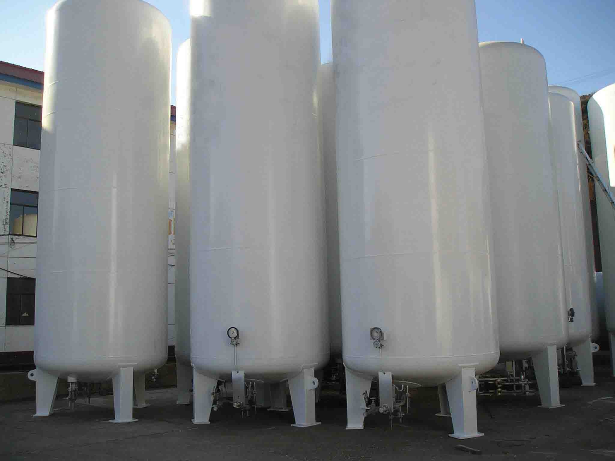 ASME Horizontal Pressure Vessel Tank Stainless Steel Cryogenic Storage Tanks