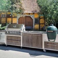 Buy cheap Outdoor Commercial 304 Modular Stainless Steel Kitchen Cabinets product
