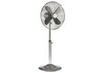 16 - Inch Retro Standing Fan Adjustable Height Oscillating Brushed Nickel Stand