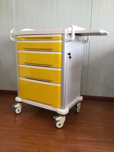 Mobile Emergency Medical Hospital Trolley Cart Drug Delivery Medication For 5