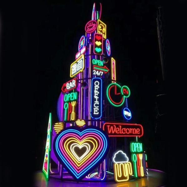 Buy cheap Outdoor advertisement 12v led neon rope light with custom graphic design from wholesalers