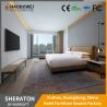Buy cheap Customized Ash Wood Frame Sheraton Five Star Resort King Size Bedroom Set Furniture from wholesalers